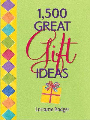1,500 Great Gift Ideas - ebook